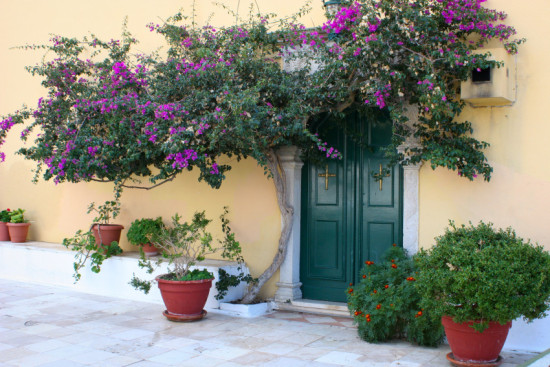 Paleokastritsa Monastery on Corfu Island